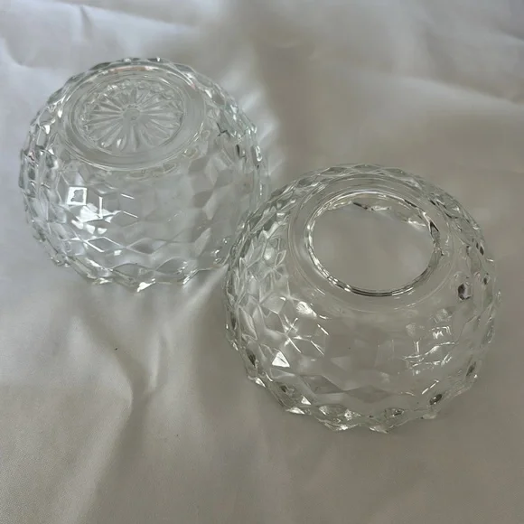 Vintage Fostoria Crystal Fairy Lamp - Picture 3 of 3